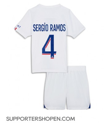 Paris Saint-Germain Sergio Ramos #4 Tredje tröja Barn 2022-23 Kortärmad (+ korta byxor)